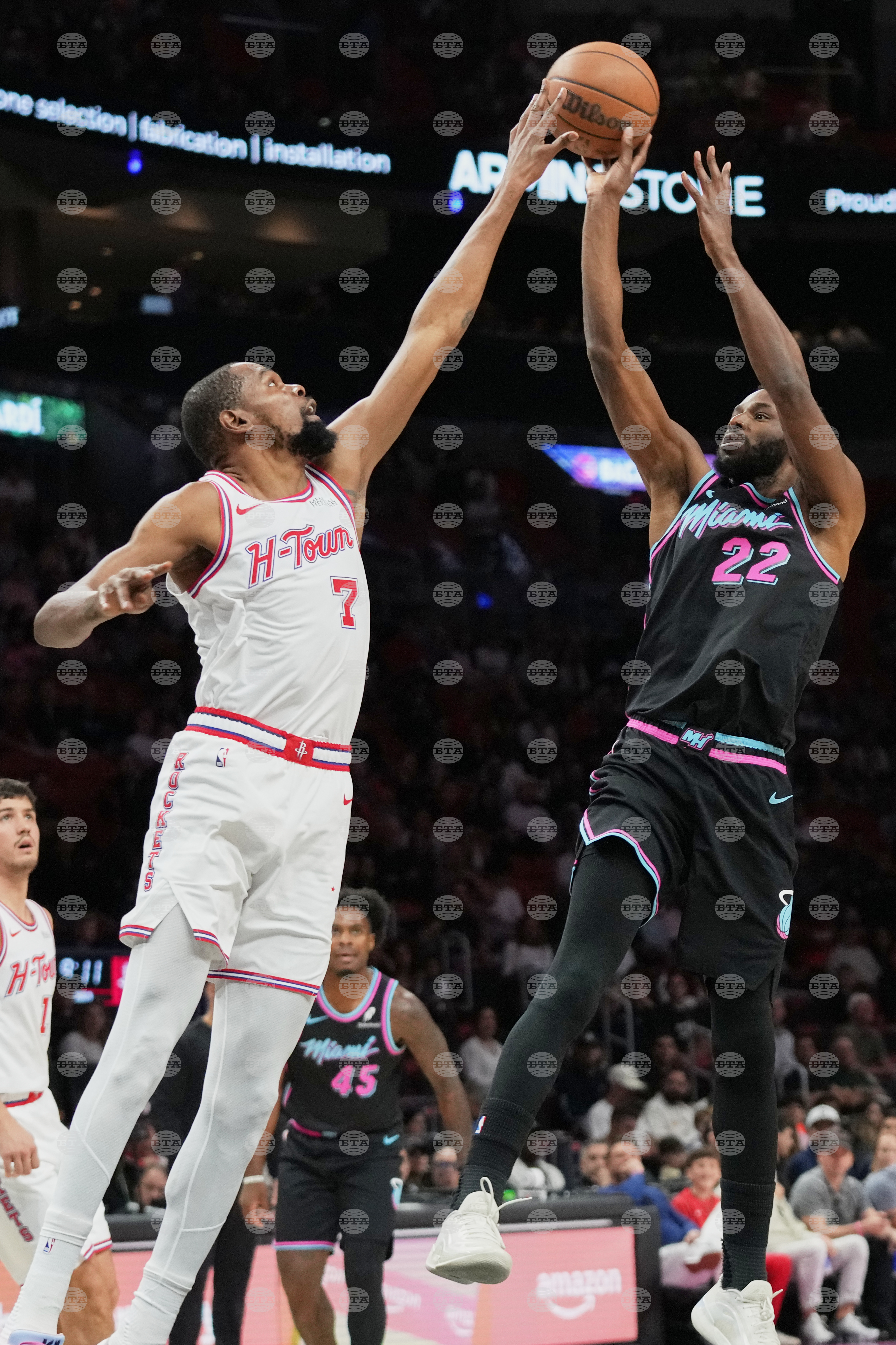 Rockets Heat Basketball