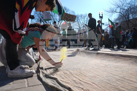 Iran US Israel Protest