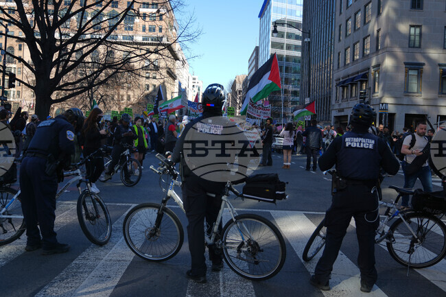 Washington Iran US Israel Protest