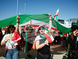 Iran US Israel Protests