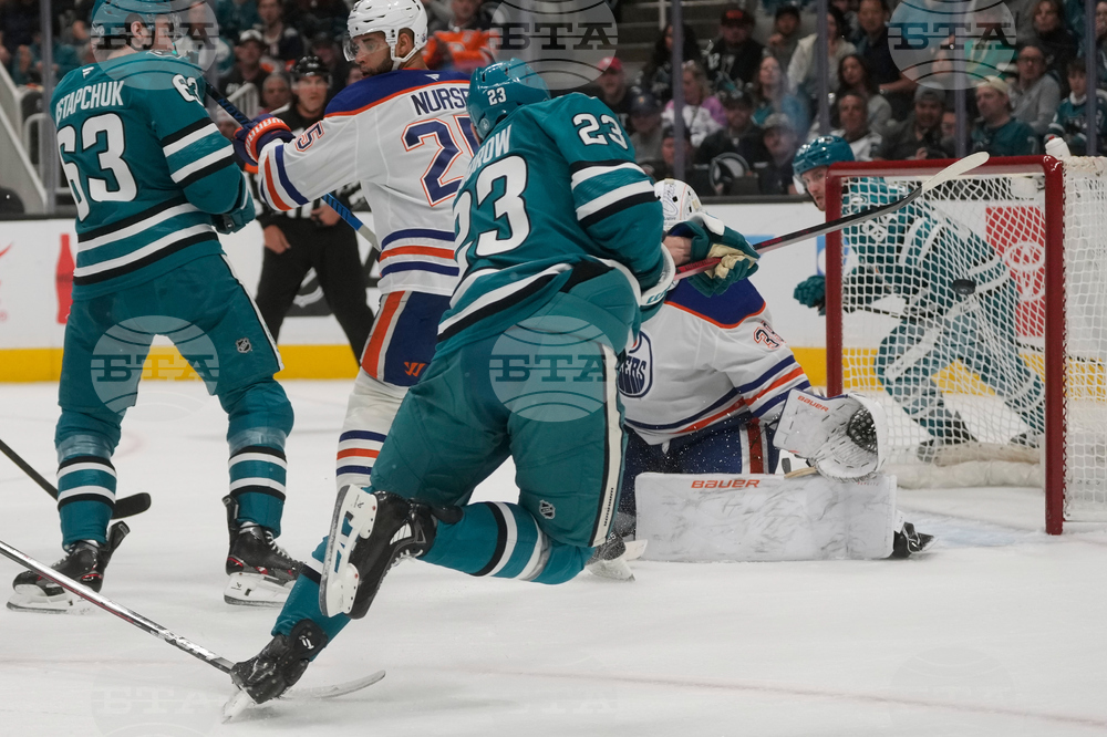 Oilers Sharks Hockey