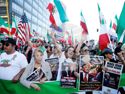 Iran US Israel Protests