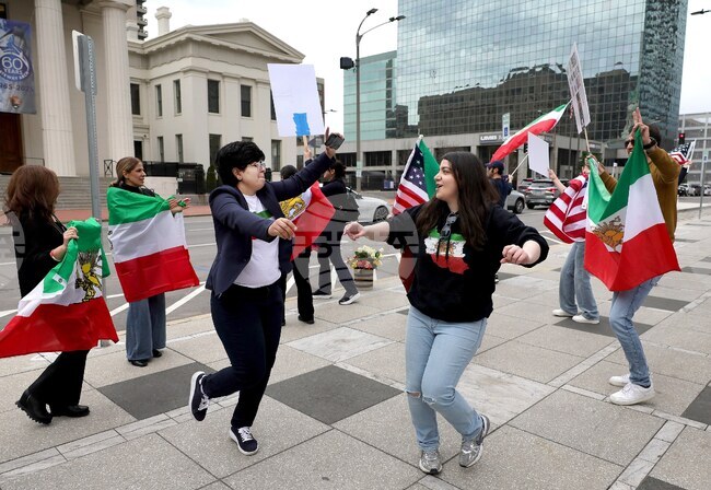 St Louis US Iran Israel Protest
