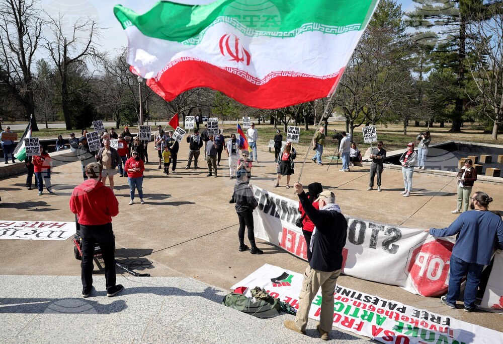 St Louis US Iran Israel Protest