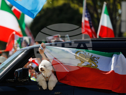 Iran US Israel Protests