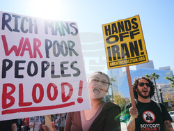 Iran US Israel Protests