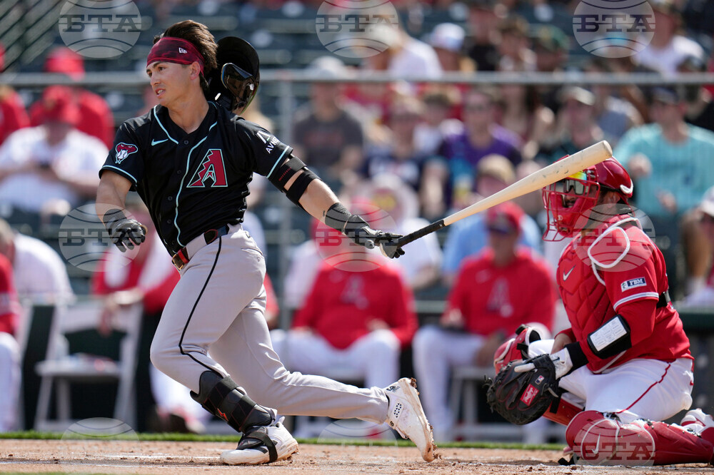 Diamondbacks Angels Spring Baseball