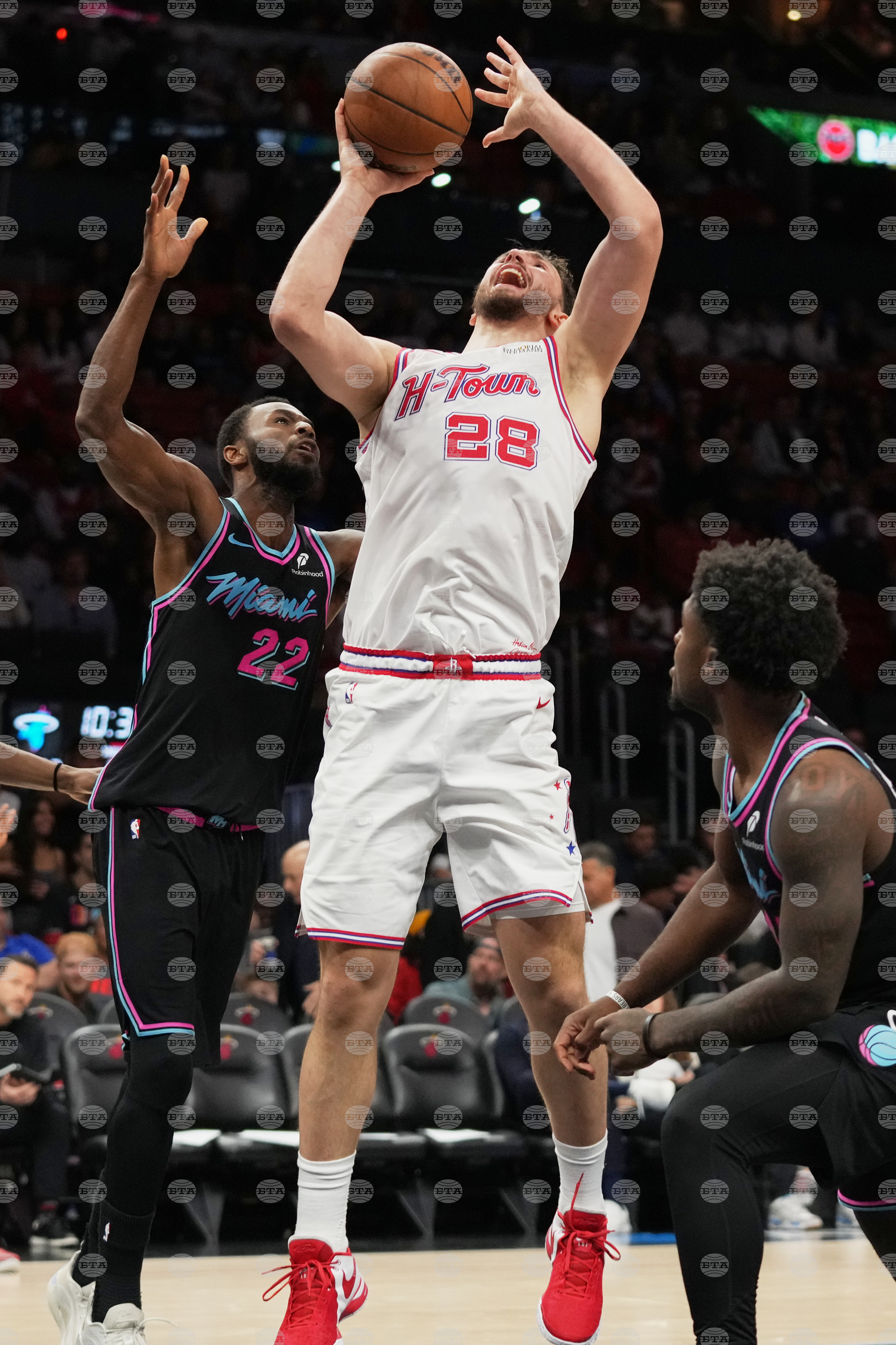 Rockets Heat Basketball