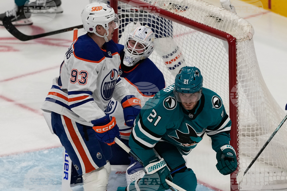 Oilers Sharks Hockey