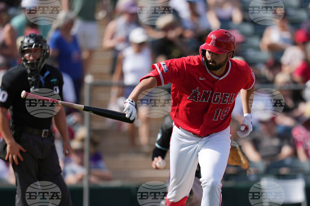 Diamondbacks Angels Spring Baseball