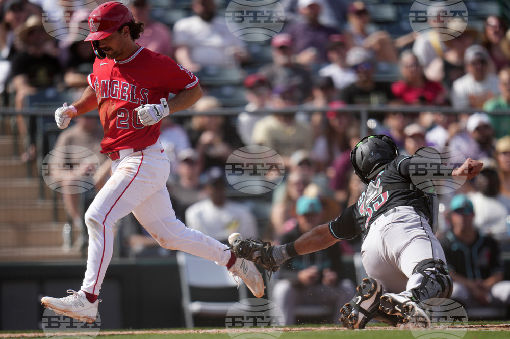 Diamondbacks Angels Spring Baseball