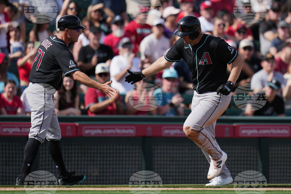 Diamondbacks Angels Spring Baseball
