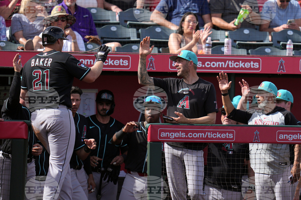 Diamondbacks Angels Spring Baseball
