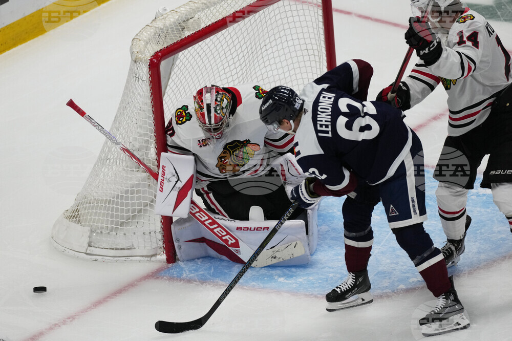 Blackhawks Avalanche Hockey
