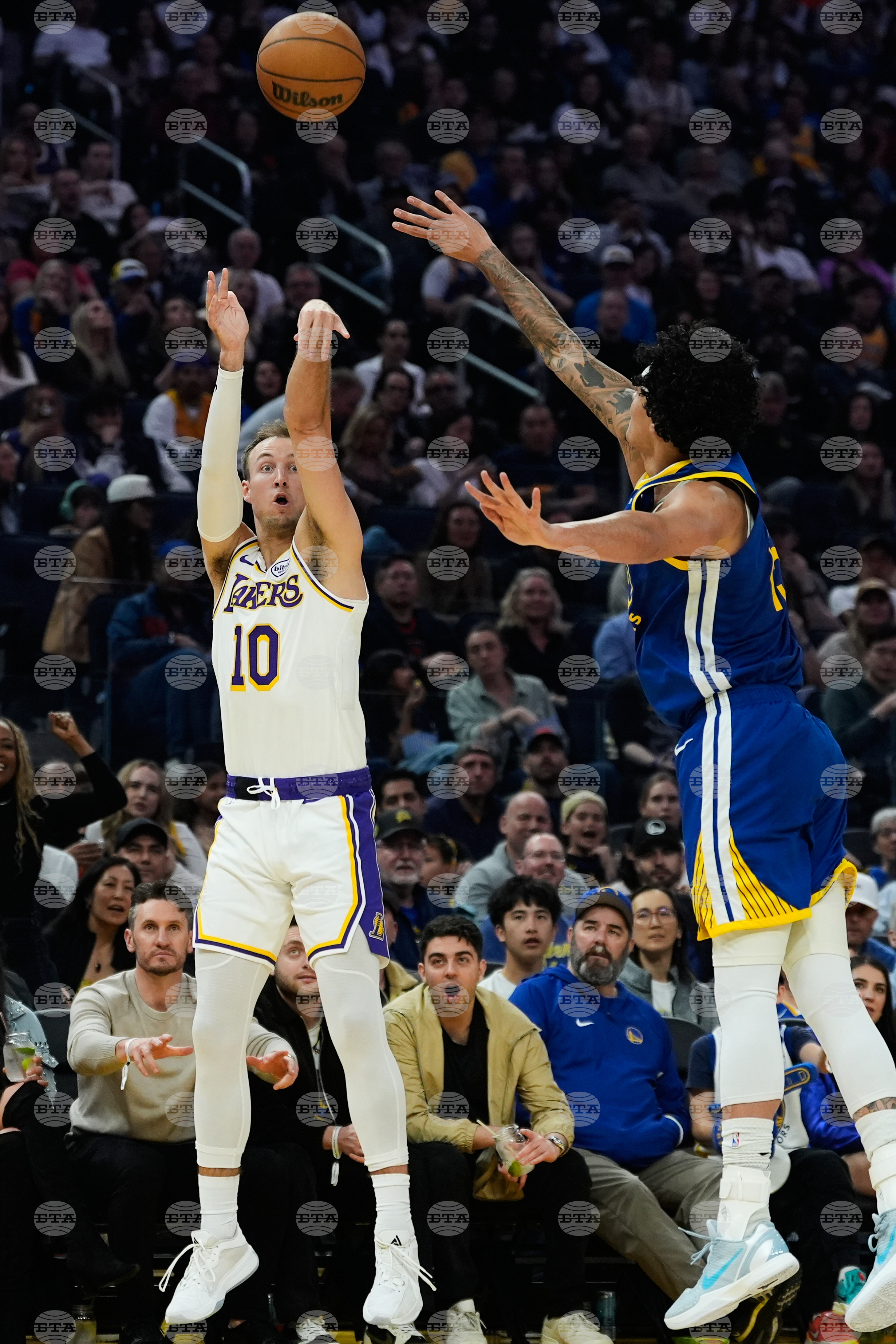 Lakers Warriors Basketball