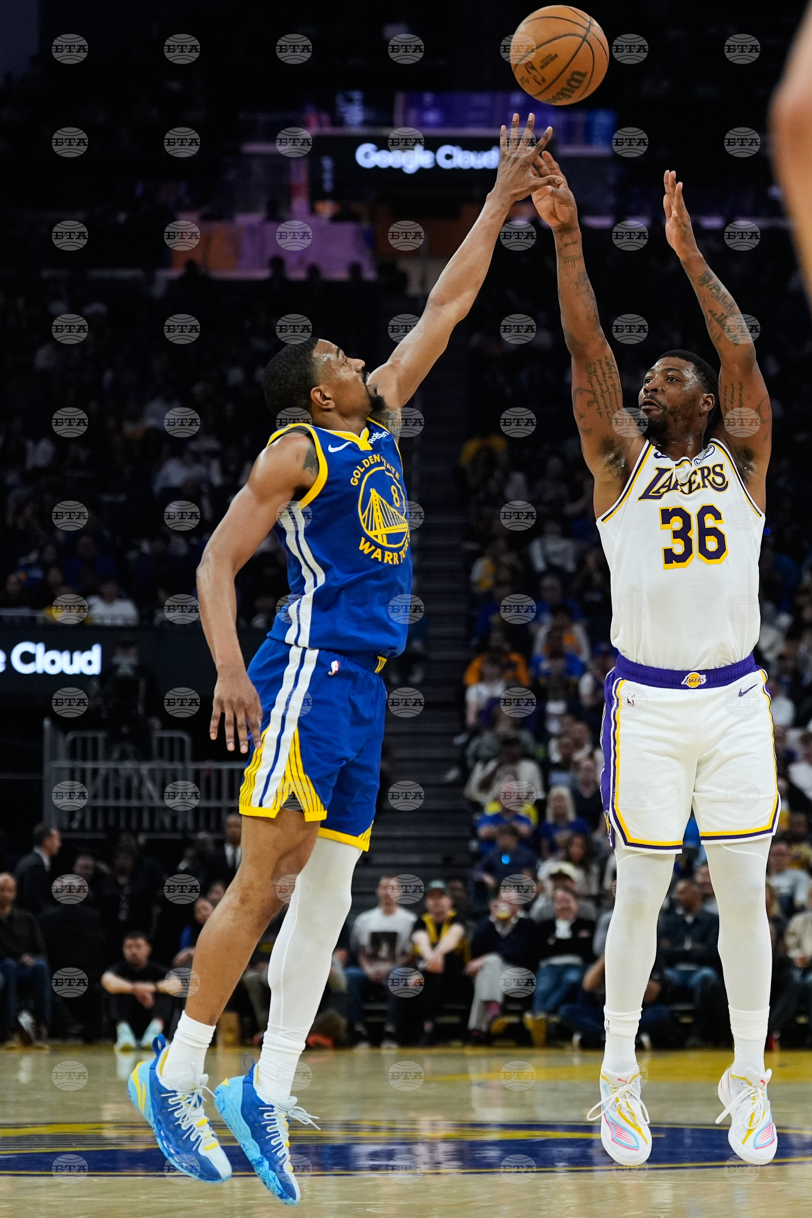 Lakers Warriors Basketball