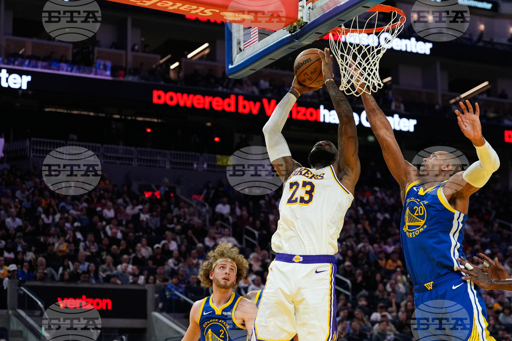 Lakers Warriors Basketball