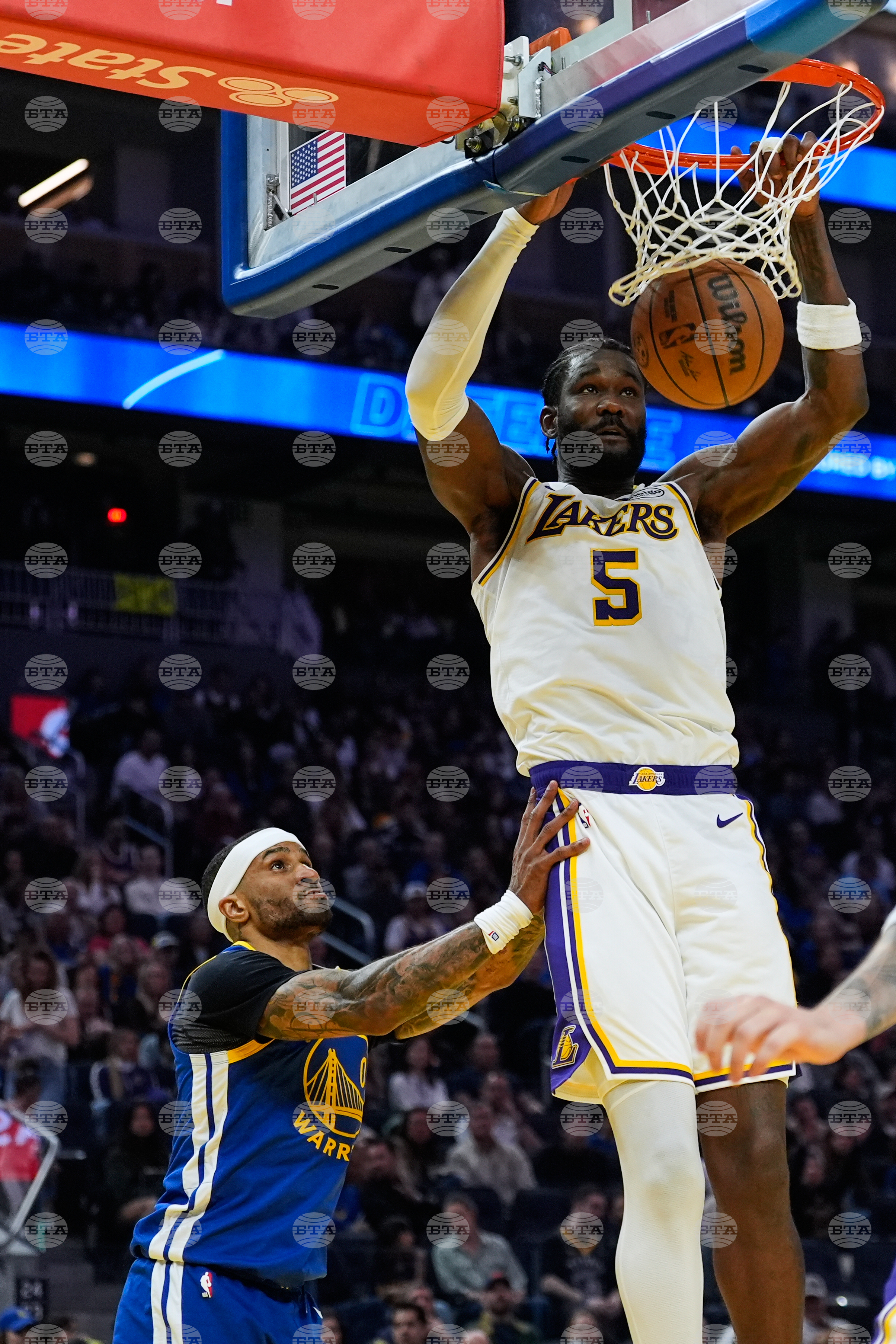 Lakers Warriors Basketball