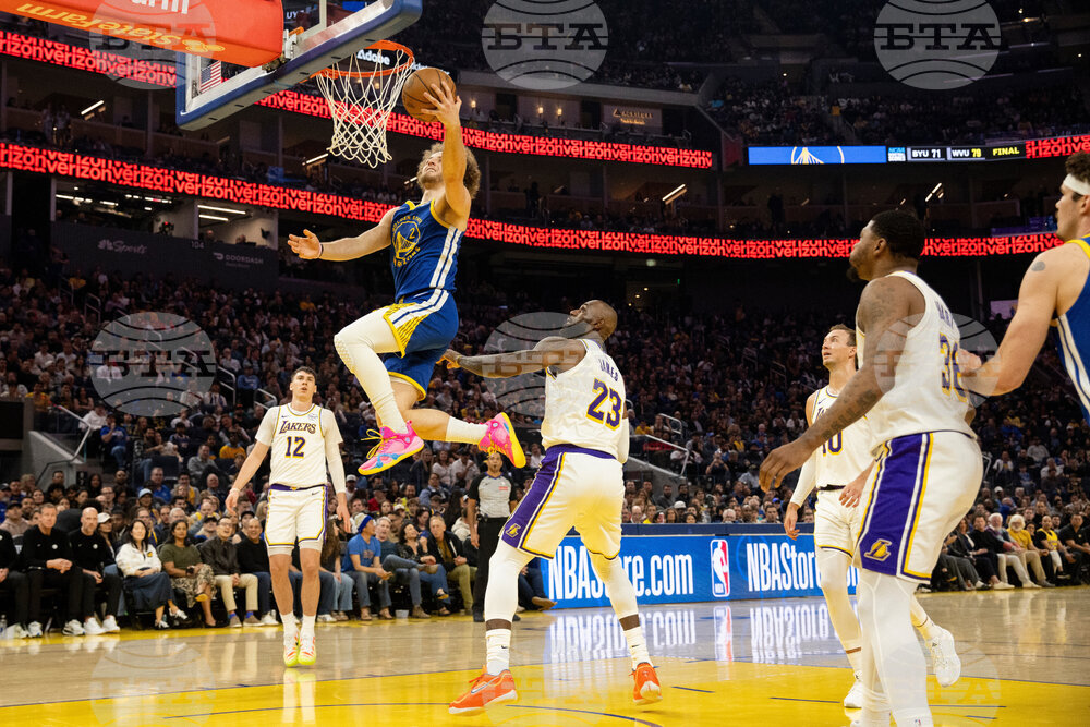 Lakers Warriors Basketball