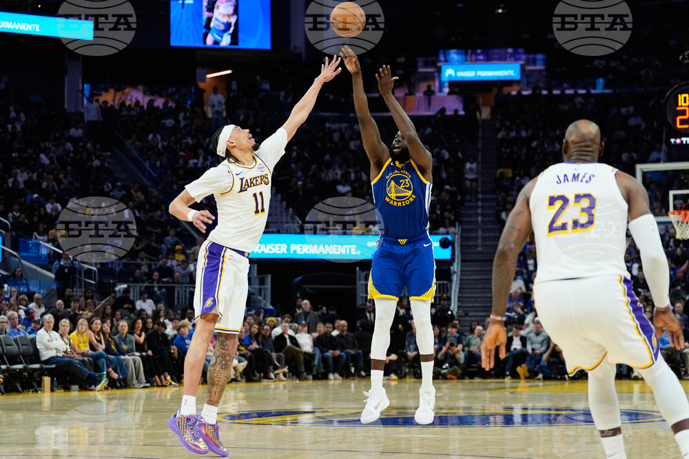 Lakers Warriors Basketball