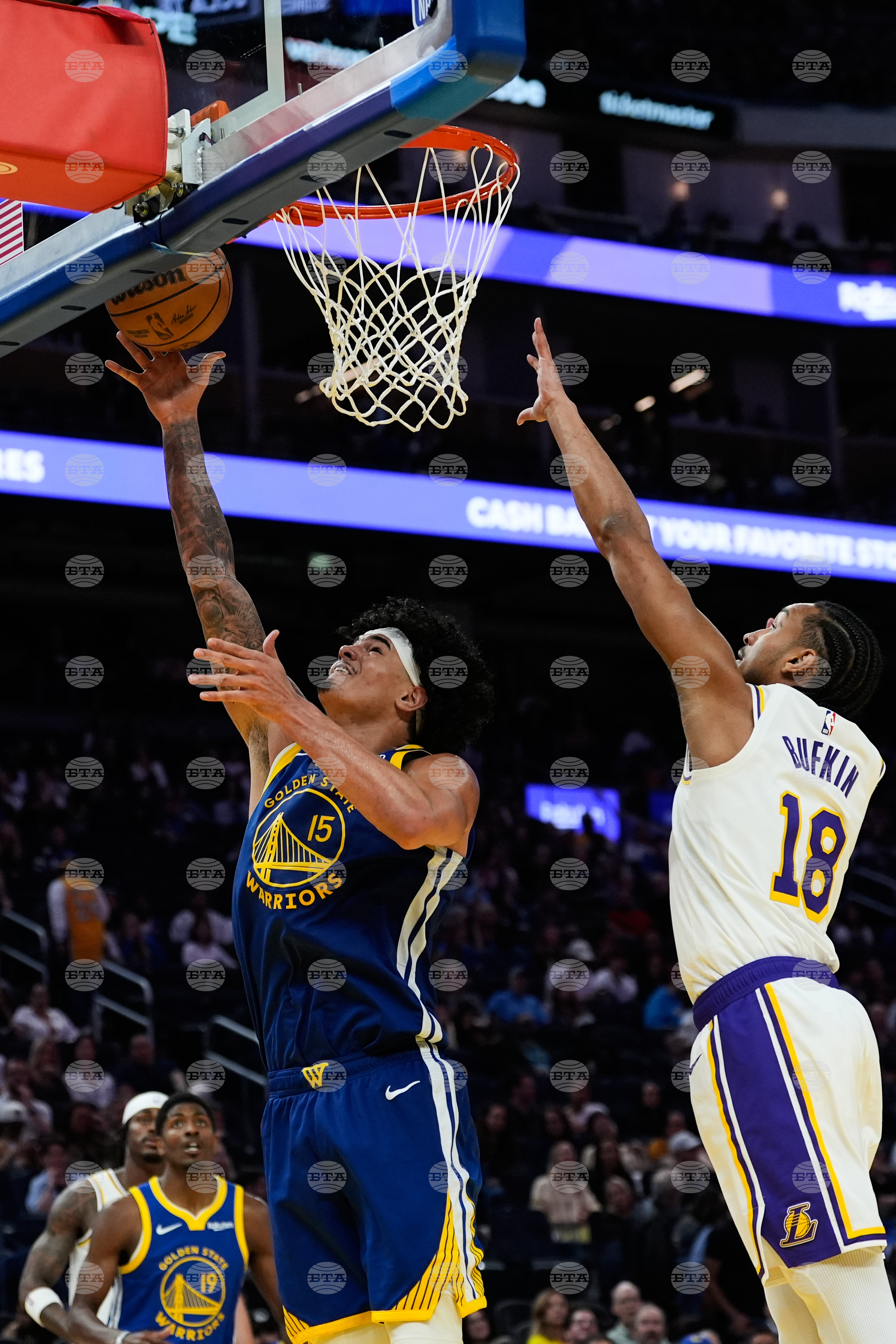 Lakers Warriors Basketball