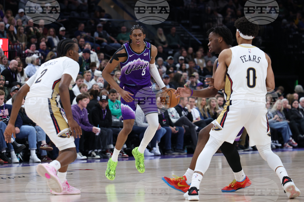 Pelicans Jazz Basketball