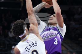 Pelicans Jazz Basketball