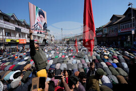 APTOPIX India US Israel Iran Protest