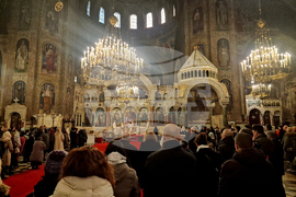 Патриарх Даниил - катедрала „Св. Александър Невски“ - богослужение