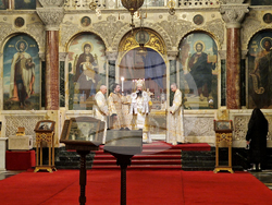 Патриарх Даниил - катедрала „Св. Александър Невски“ - богослужение