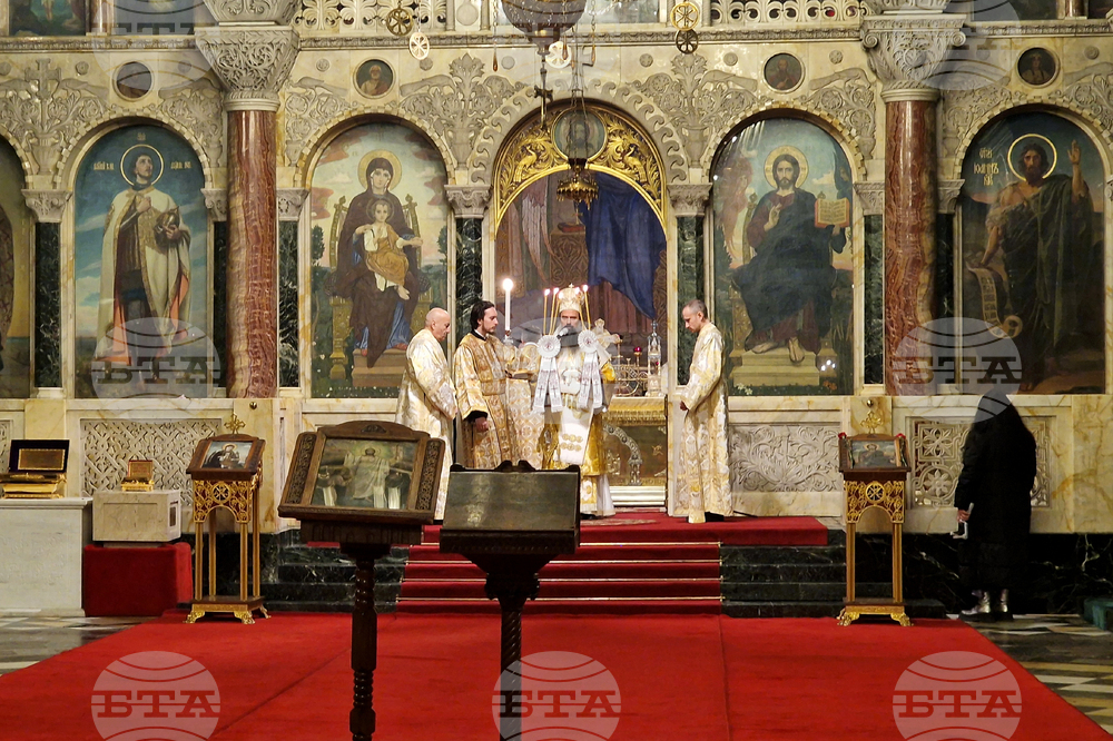 Патриарх Даниил - катедрала „Св. Александър Невски“ - богослужение