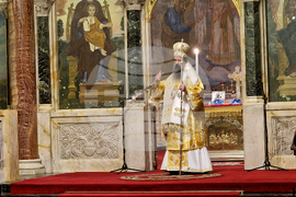 Патриарх Даниил - катедрала „Св. Александър Невски“ - богослужение