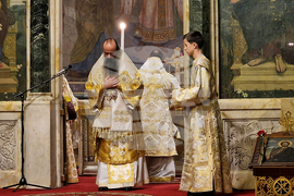 Патриарх Даниил - катедрала „Св. Александър Невски“ - богослужение