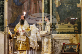 Патриарх Даниил - катедрала „Св. Александър Невски“ - богослужение