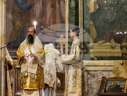Патриарх Даниил - катедрала „Св. Александър Невски“ - богослужение