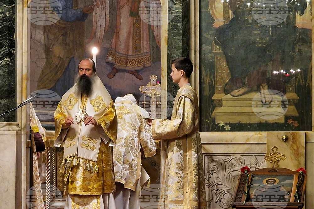 Патриарх Даниил - катедрала „Св. Александър Невски“ - богослужение