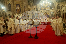 Патриарх Даниил - катедрала „Св. Александър Невски“ - богослужение