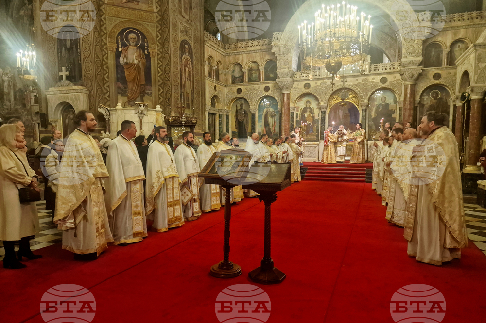 Патриарх Даниил - катедрала „Св. Александър Невски“ - богослужение