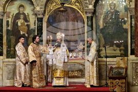 Патриарх Даниил - катедрала „Св. Александър Невски“ - богослужение