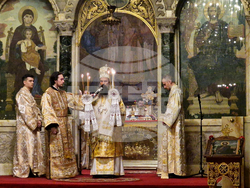 Патриарх Даниил - катедрала „Св. Александър Невски“ - богослужение