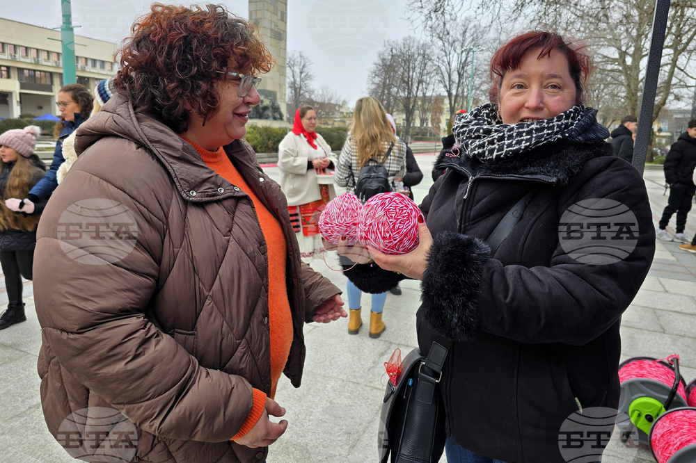 Видин - най-дълга мартеница - опит за рекорд