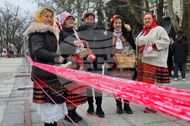 Видин - най-дълга мартеница - опит за рекорд