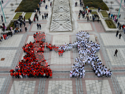 Видин - най-дълга мартеница - опит за рекорд