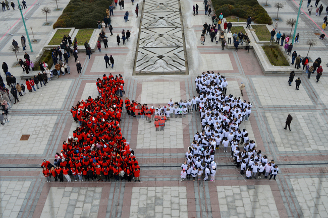 Видин - най-дълга мартеница - опит за рекорд