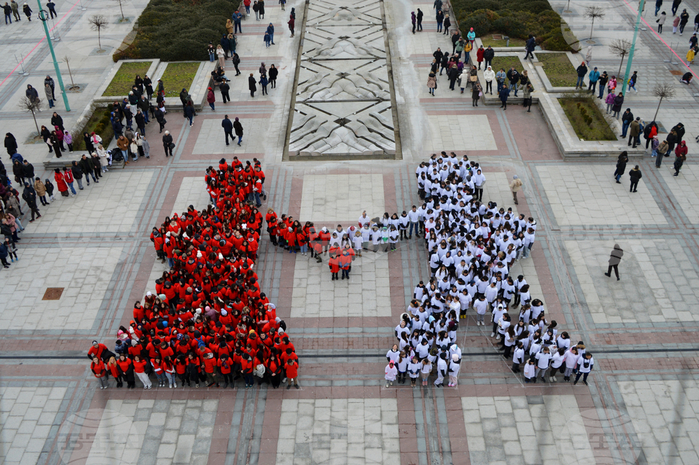 Видин - най-дълга мартеница - опит за рекорд