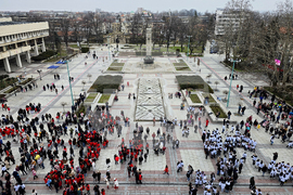 Видин - най-дълга мартеница - опит за рекорд