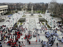 Видин - най-дълга мартеница - опит за рекорд