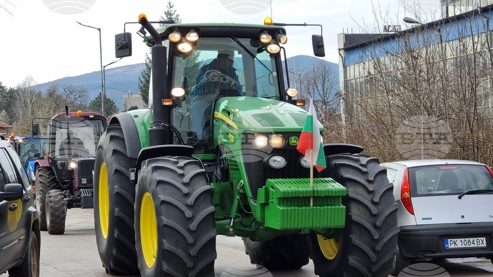 Перник - протест - земеделци