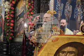 Пловдив - освещаване на чудотворната икона на Света Богородица Победоносна - лития около храм „Св.вмчца Марина“