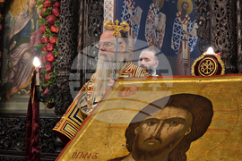 Пловдив - освещаване на чудотворната икона на Света Богородица Победоносна - лития около храм „Св.вмчца Марина“